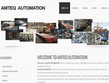 Tablet Screenshot of amteqautomation.com